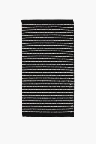 Mateo Stripe Woven Jacquard Rug, 70x140cm