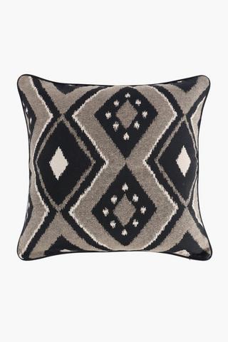 Premium Jacquard Arika Geo Feather Filled Scatter Cushion, 60x60cm