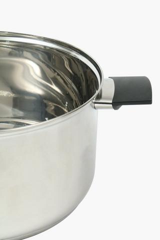 6 Piece Stainless Steel Pot Set