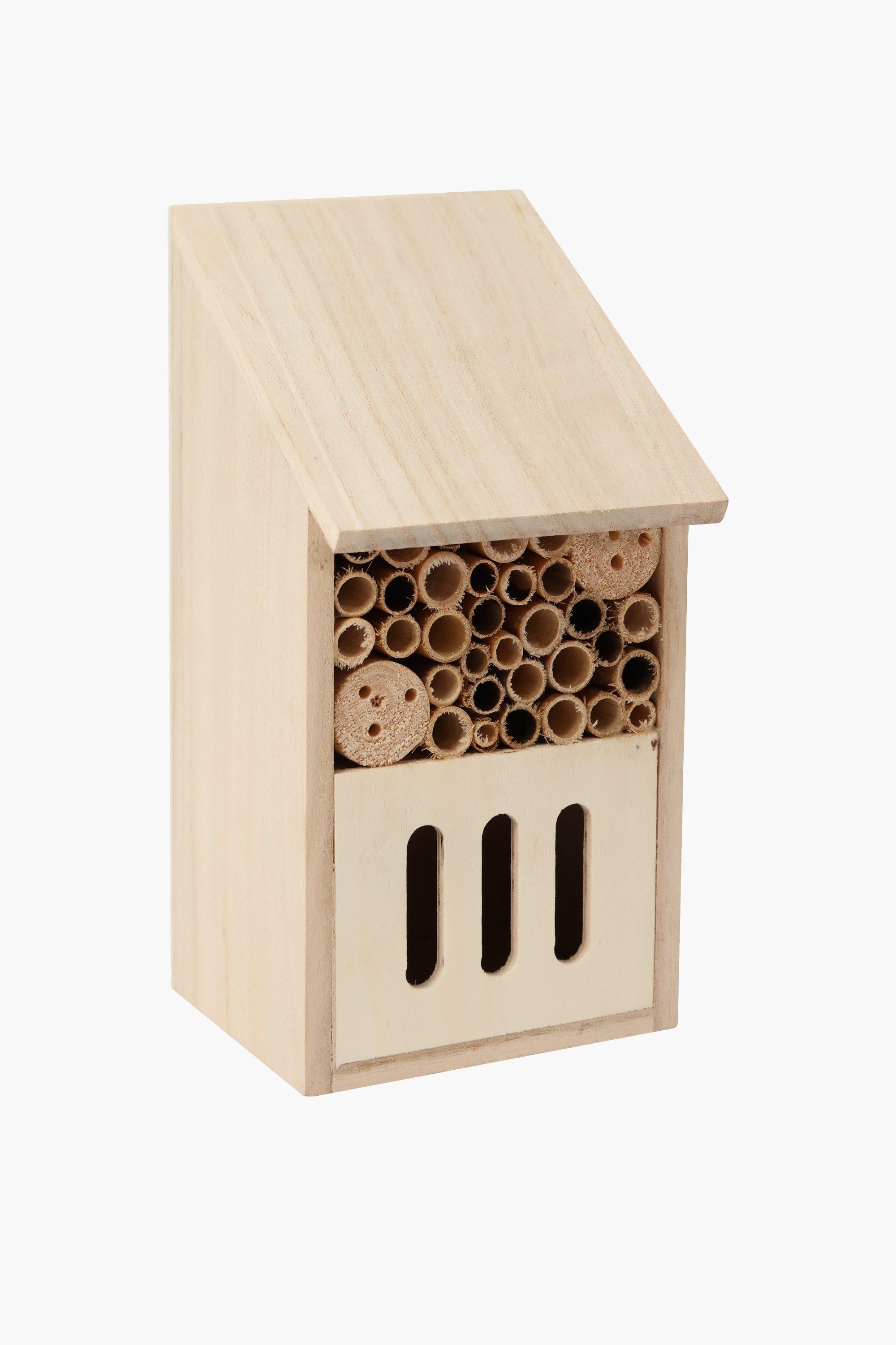 Wooden Bug House, 10x20cm