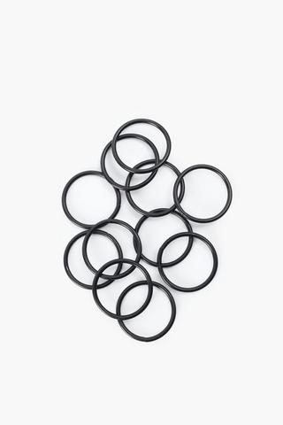 12 Pack Curtain Rings 19mm