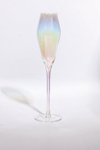 Iridescent Champagne Glass