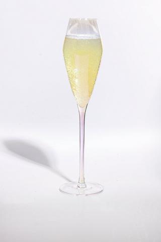 Iridescent Champagne Glass