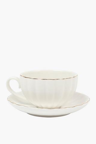 Tulip Porcelain Teacup And Saucer