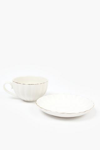 Tulip Porcelain Teacup And Saucer