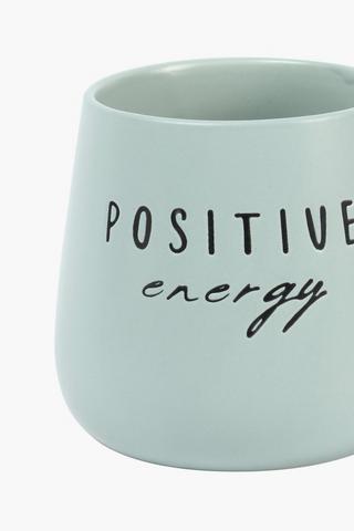 Script Stoneware Mug