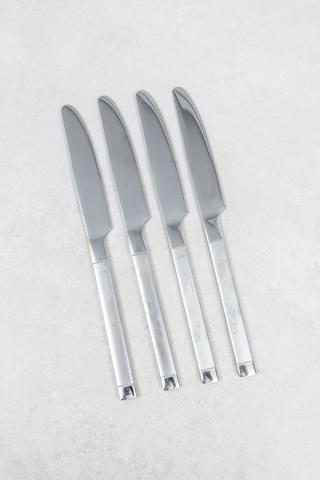 4 Pack 2 Tone Stainless Steel Knife Set