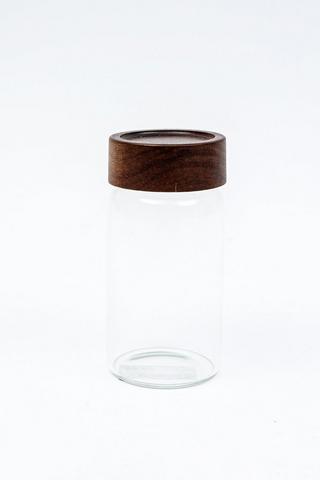 Large Spice Jar With Wooden Lid