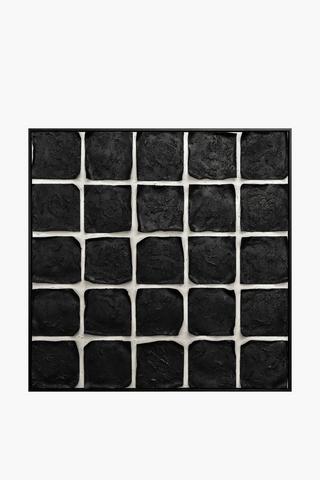 Textured Squares, 100x100cm