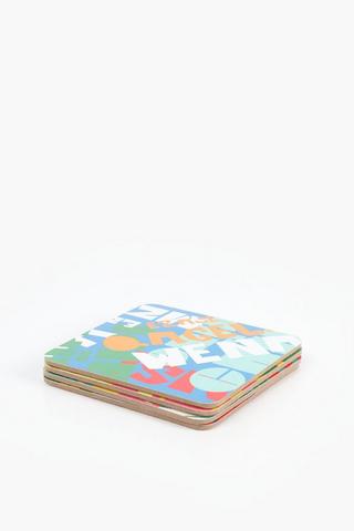 Colab Anele Gumede 4 Pack Coasters