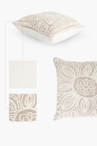 Premium Textured Mornington Feather Filled Scatter Cushion, 60x60cm