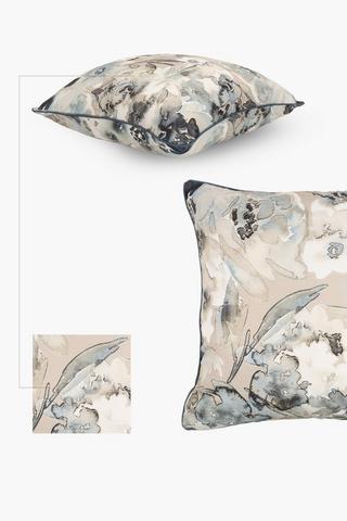 Printed Alya Floral Scatter Cushion Feather Filled Scatter Cushion, 60x60cm