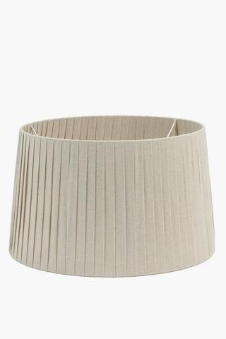 Pleated Drum Lampshade, 60x30cm