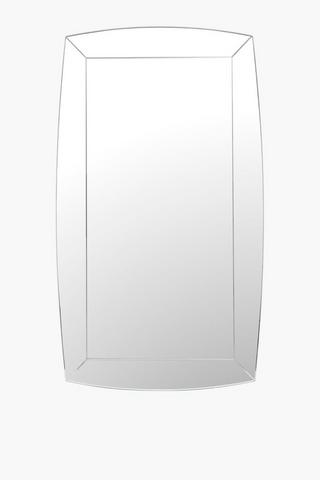 Classic Metal Trim Mirror, 60x105cm