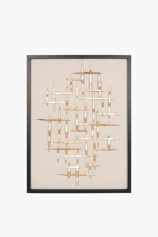 Dimensional Abstract Sticks, 60x80cm