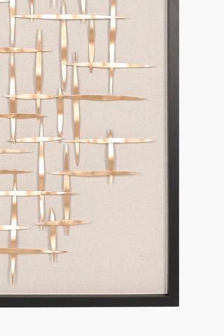 Dimensional Abstract Sticks, 60x80cm