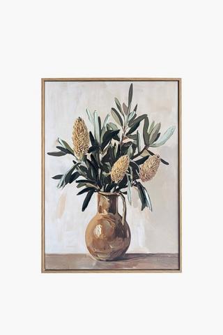Protea Jug Canvas, 50x70cm