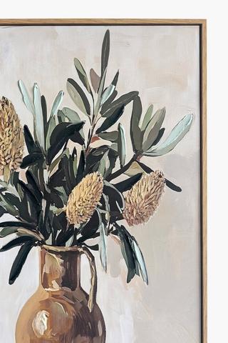 Protea Jug Canvas, 50x70cm