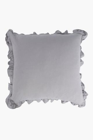 Premium Cotton Frill Scatter Cushion Cover, 60x60cm
