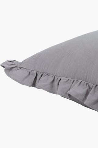 Premium Cotton Frill Scatter Cushion Cover, 60x60cm