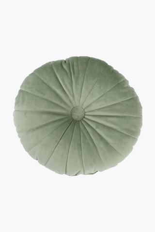 Velvet Round Scatter Cushion, 40cm