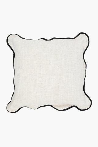 Premium Scallop Scatter Cushion Cover, 60x60cm
