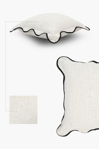 Premium Scallop Scatter Cushion Cover, 60x60cm