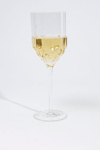 Crystal Cut Wine Glass