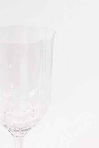 Crystal Cut Wine Glass
