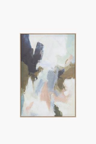 Framed Abstract Canvas, 60x90cm