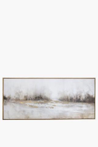 Hand Painted Abstract Canvas, 70x170cm
