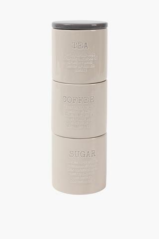 Metal Canister Stack Set