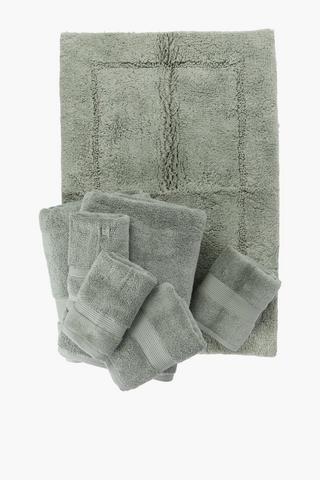 7 Piece Premium Cotton Duet Towels And Bath Mat Set