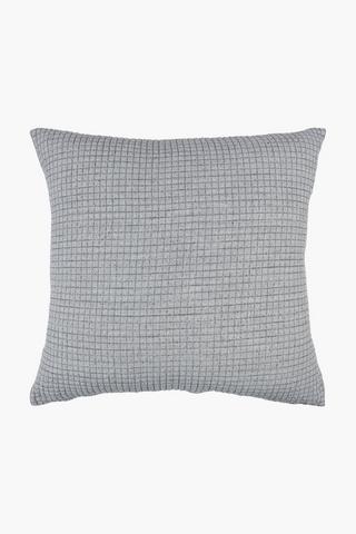Jacquard Check Scatter Cushion, 60x60cm