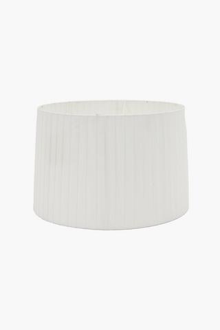 Pleated Drum Lampshade, 40x26cm