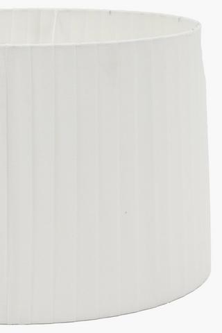 Pleated Drum Lampshade, 40x26cm