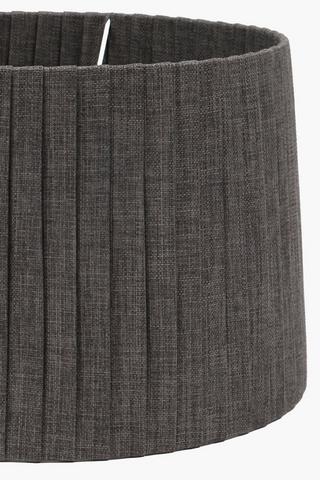 Pleated Drum Lampshade, 40x26cm
