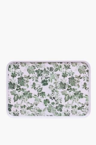 Floral Plastic Tray