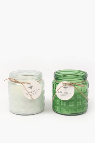Citronella Wax Filled Candle, 625g
