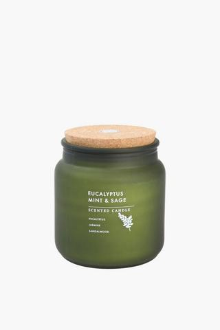 Eucalyptus, Mint And Sage Scented Candle, 334g