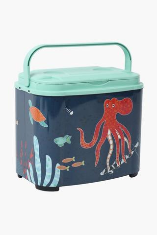 Under The Sea Cooler Box, L32xw21xh29cm