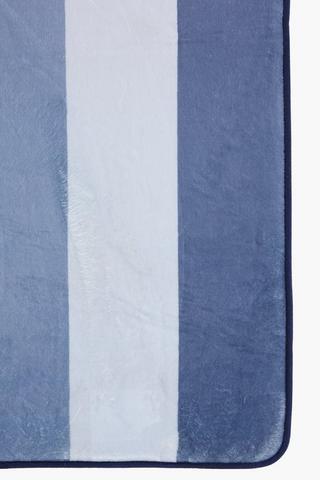 Rainbow Block Rug Flannel Rug, 70x110cm