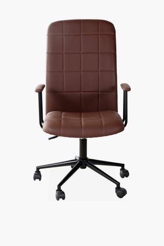 Veronica Pu Quilted Office Chair