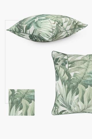 Premium Printed Sapporo Leaf Feather Scatter Cushion, 60x60cm
