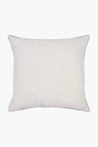 Piping Detail Scatter Cushion Cover, 60x60cm