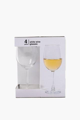 4 Pack Ella White Wine Glasses