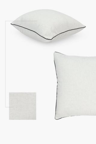 Piping Detail Scatter Cushion Cover, 60x60cm