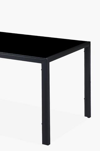 Shadow Glass 6 Seater Dining Table