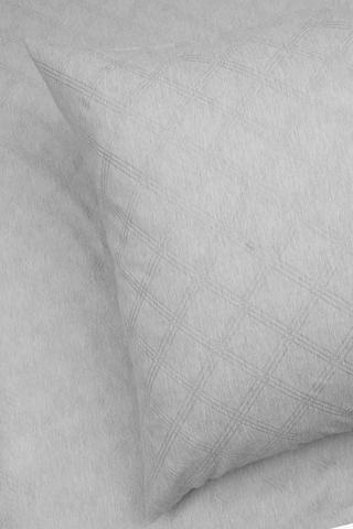 Soft Touch Marl Diamond Embossed Euro Conti Pillowcase