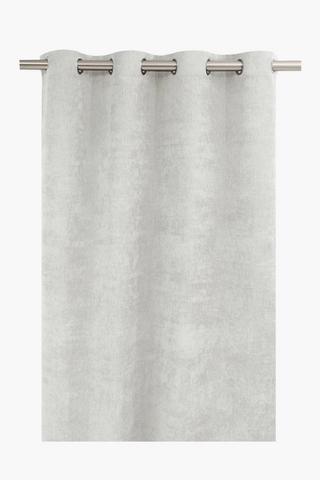 Eyelet Tennessee Textured Plain Block Out Curtain, 140x225cm